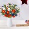 8-Bundle 4th of July Decorations – Red, White & Blue Artificial Silk Flowers for Patriotic Table Centerpieces, Vases, and Memorial Day Home Decor